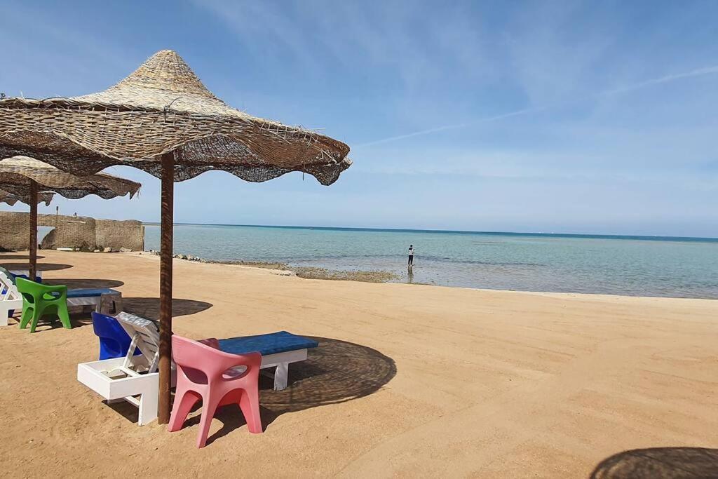 Casablanca Beach Direct Sea View Tow Bedroom Apartment Hurghada Extérieur photo