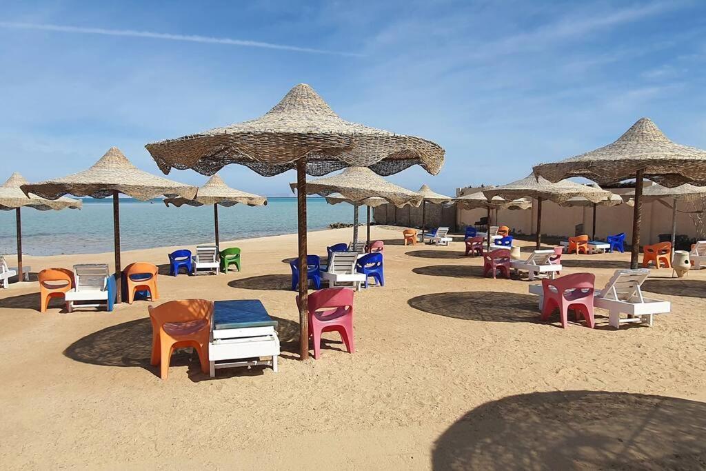 Casablanca Beach Direct Sea View Tow Bedroom Apartment Hurghada Extérieur photo