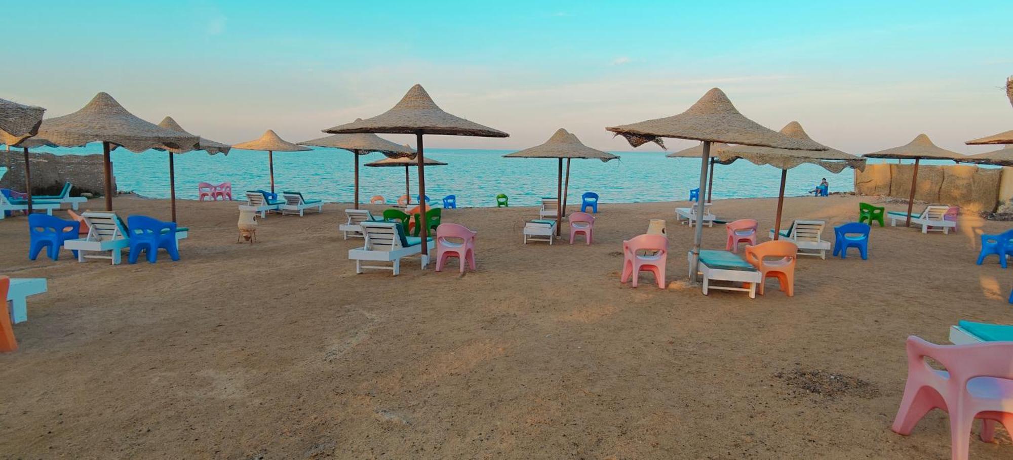 Casablanca Beach Direct Sea View Tow Bedroom Apartment Hurghada Chambre photo